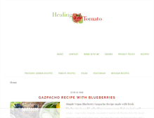 Tablet Screenshot of healingtomato.com